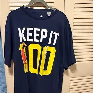 Disney incredible Navy 'Keep It 100' Graphic Tee